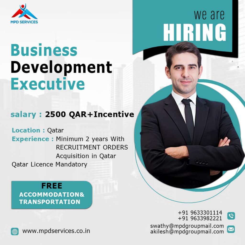 Business Development Executive Job in Qatar