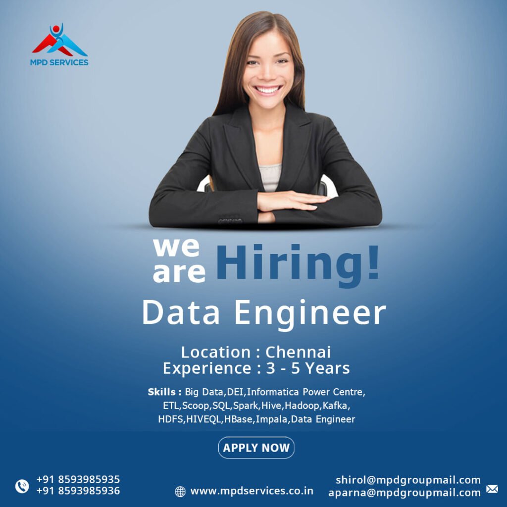 Exciting Opportunity for Data Engineers in Chennai - Apply Now!