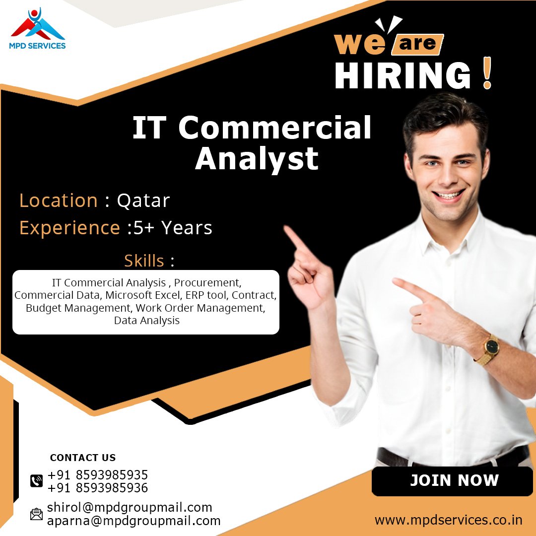 IT Commercial Analyst Qatar