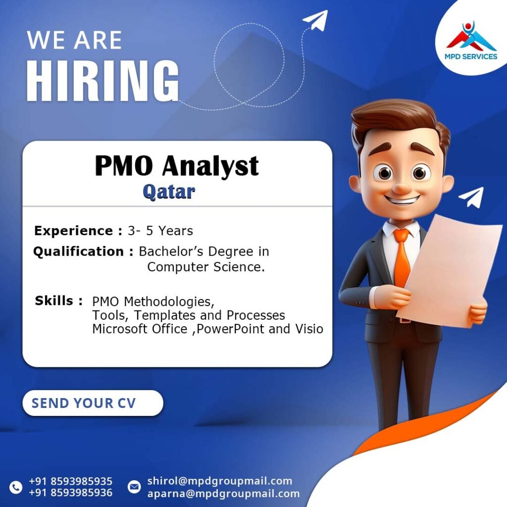 PMO Analyst Jobs in Qatar - Manage IT Projects