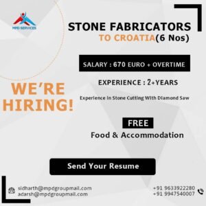Stone Fabricator Jobs Croatia