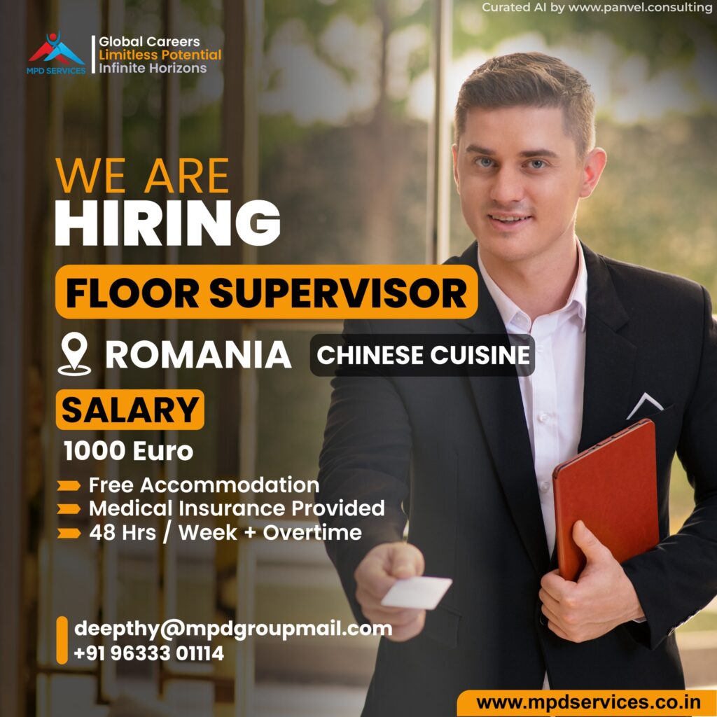 Floor Supervisor romania jobs