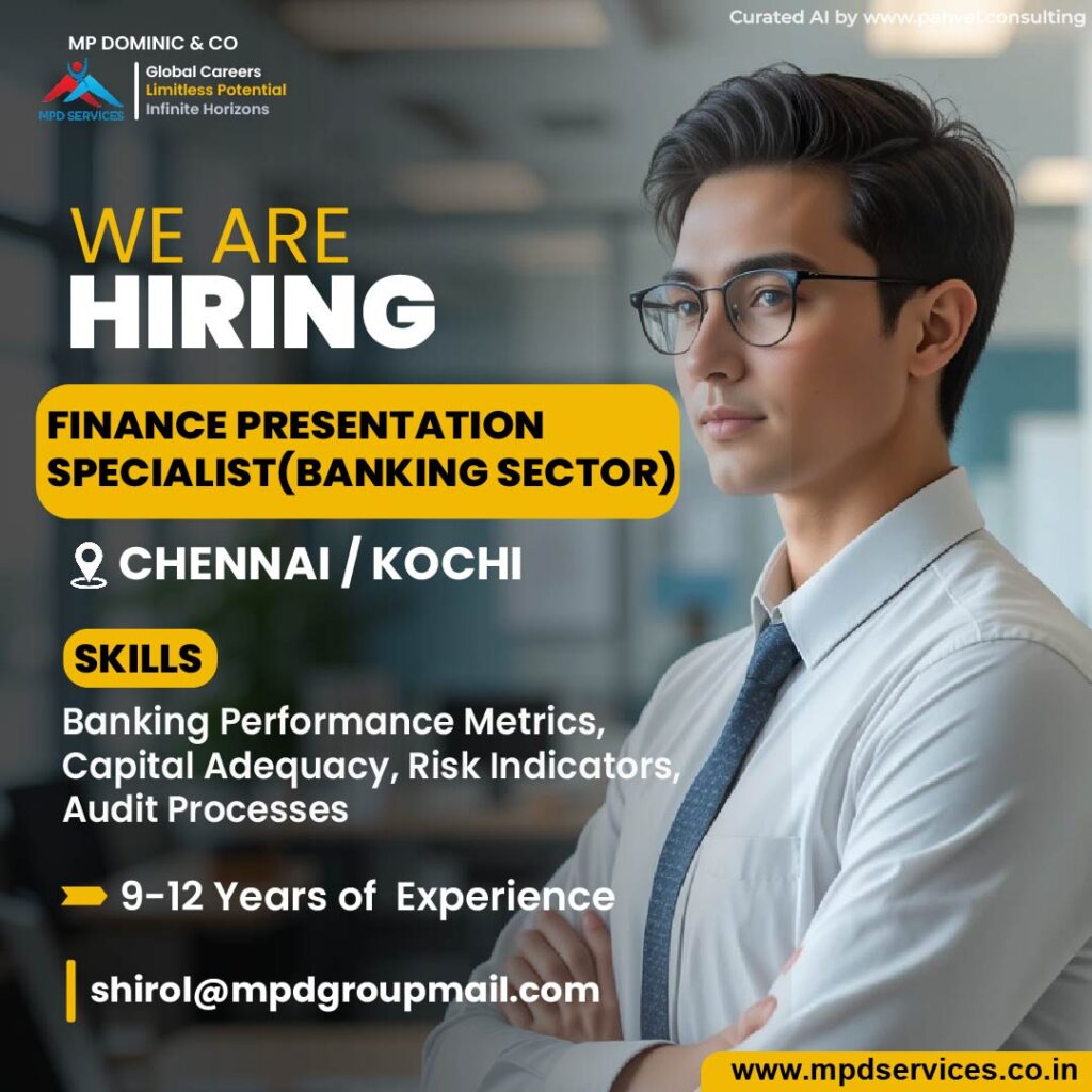 Finance Presentation Specialist(Banking Sector)